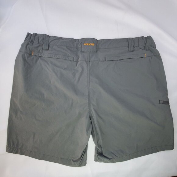 Orvis Jackson Quick Dry Hybrid Fishing Shorts Mens Size XXL Gray Hiking Camping - Picture 9 of 9